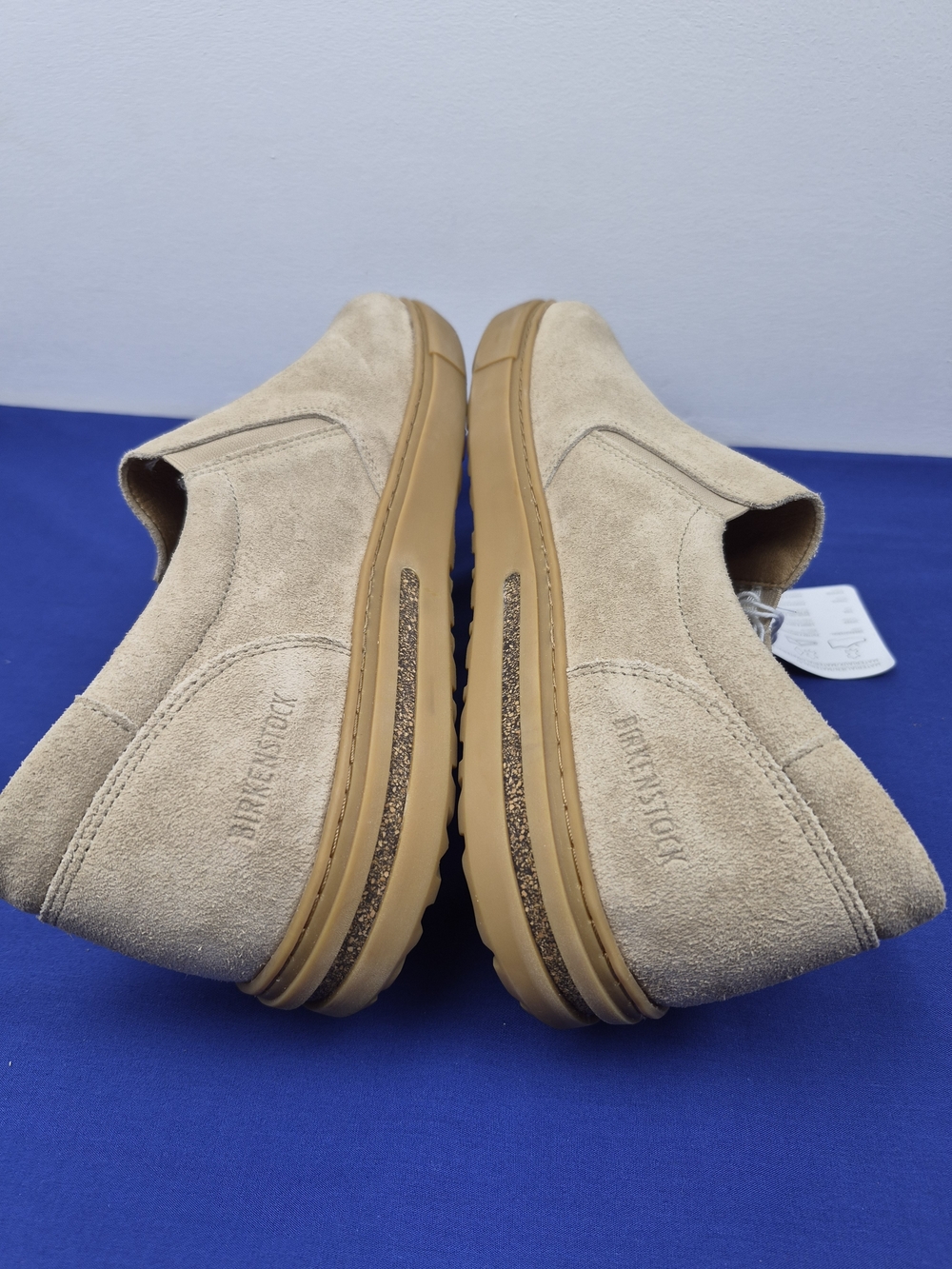 Birkenstock NWT SIZE 11 Oswego Suede Leather Slip-on sneaker streetwear neutral - Picture 7 of 13